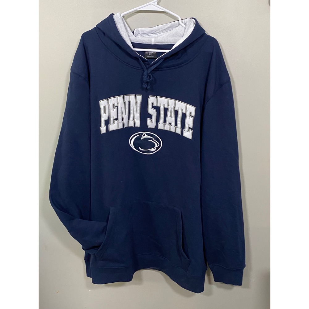 NWT Colosseum Penn State Hoodie Mens 3XL Navy New Nittany Lions Embroidered